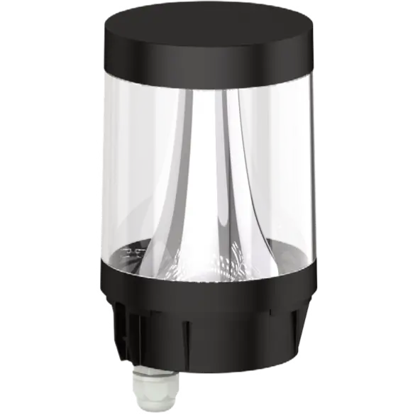 PURE 8W Pillar Light - Clear Diffuser-PLBL8C