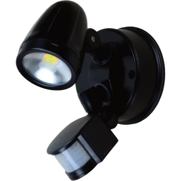 PURE 13W Single Spotlight with Sensor - Black-PLS13WSB