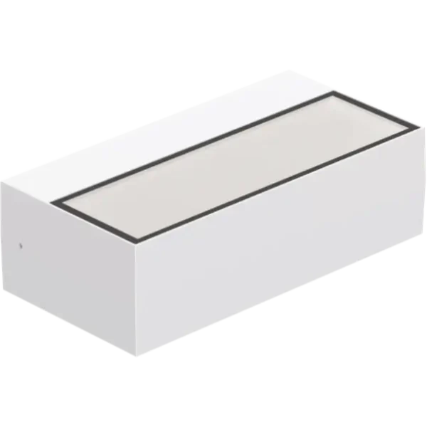 PURE 10W Rectangle Wall Light - White-PLWLDW10