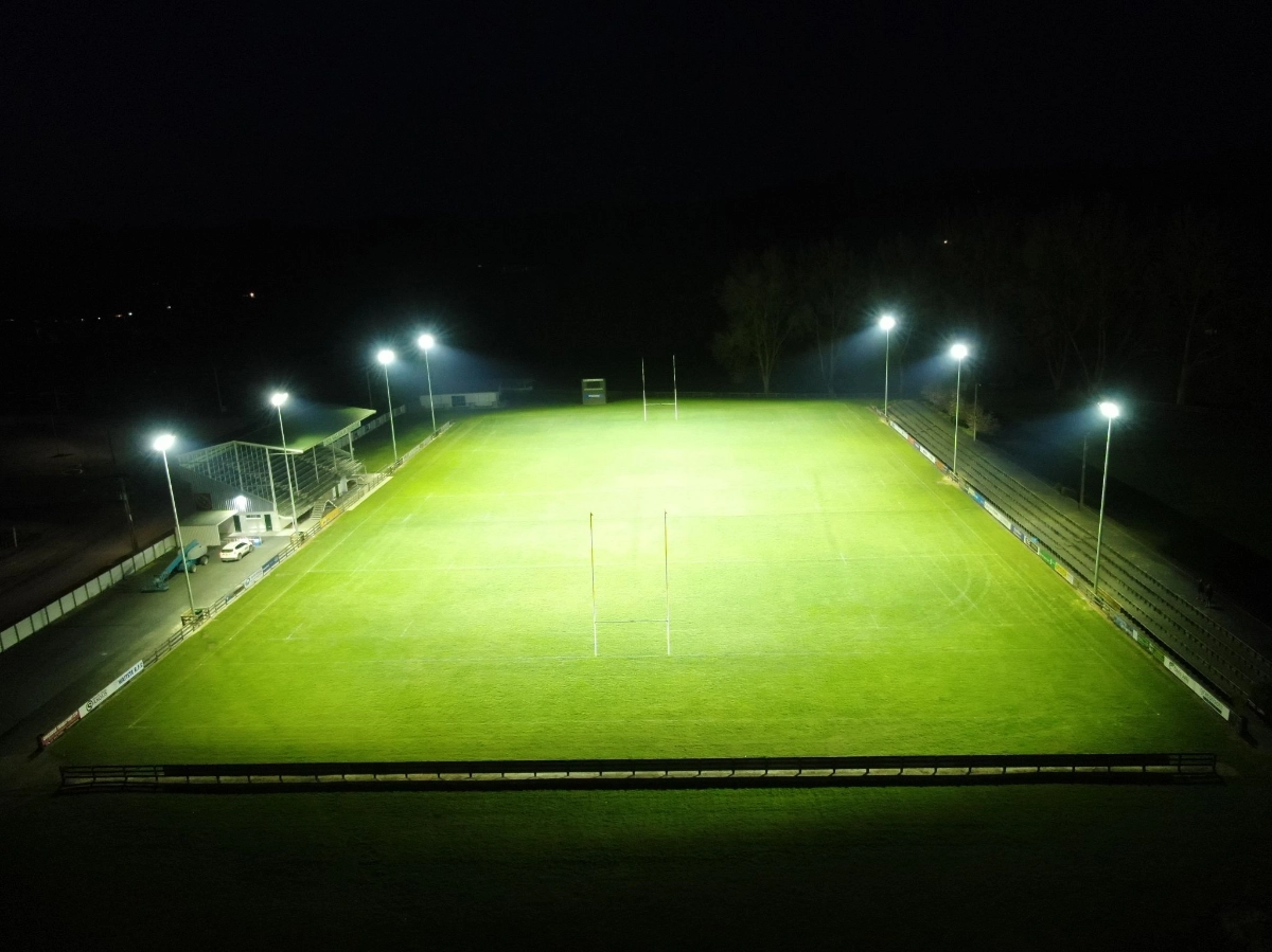 Sports lighting project in New Zealand King Country Rugby