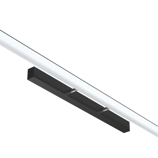 Pure Mirror Light Round/Tiltable 20W Black