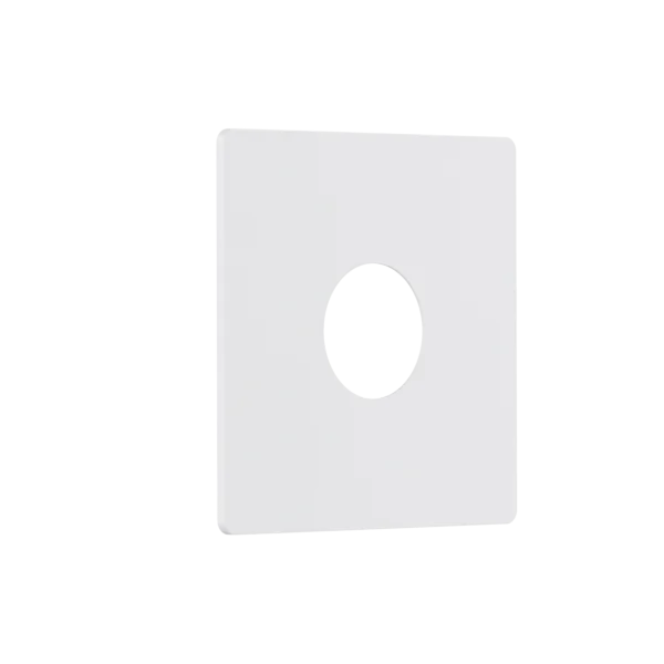 Pure Magnetinc Faceplate for Pure Indoor Step Light 55 x 55mm Round Optics White
