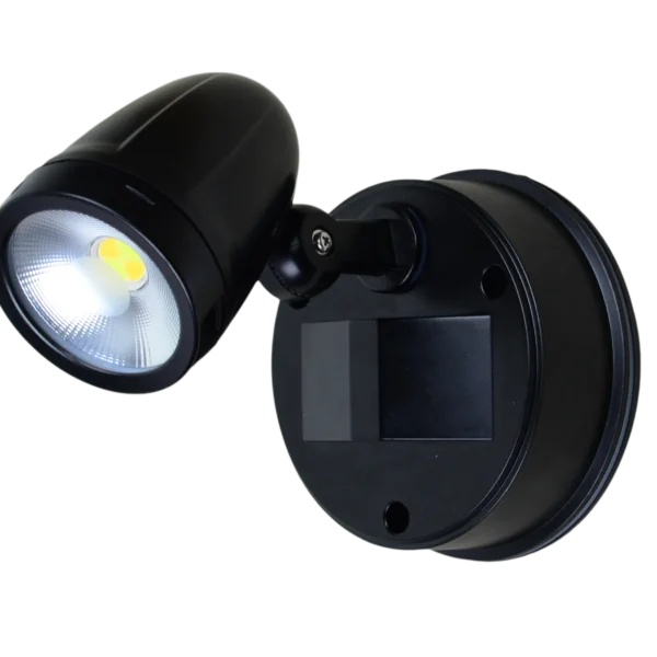 Pure Single Outdoor Spot Light 13W Black