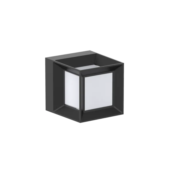 Pure Urban Square Wall Light 8W Black