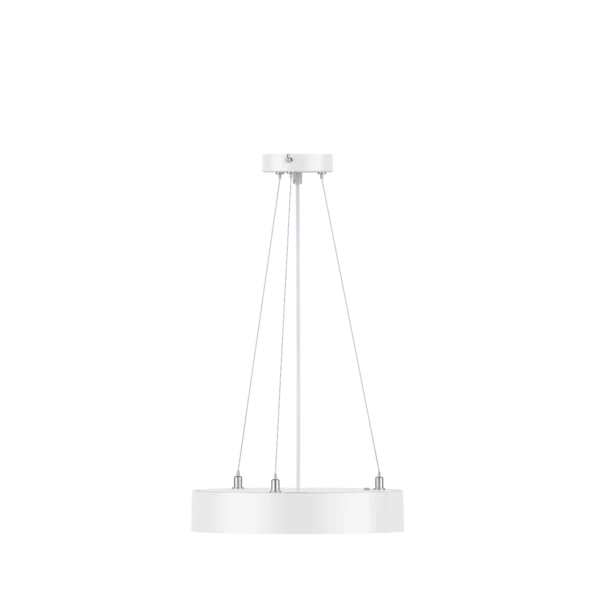 Suspension Kit with Ceiling Rose for Pure Platinum Oyster Lights White
