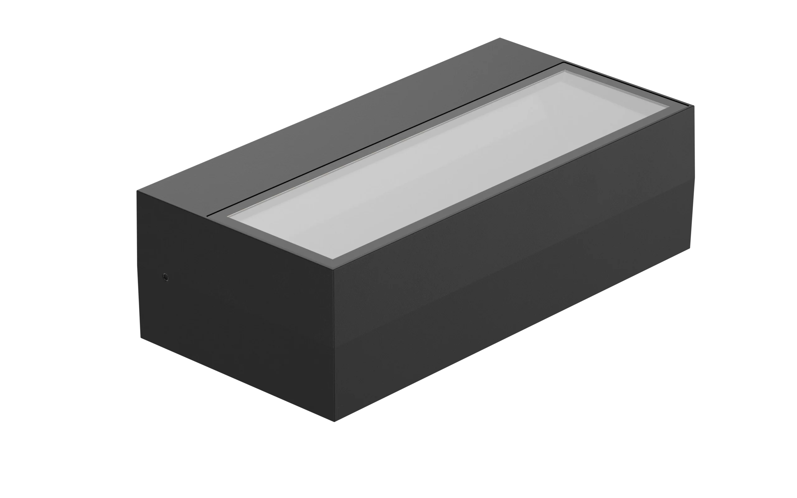 Pure Up/Down Rectangle Wall Light 10W Black
