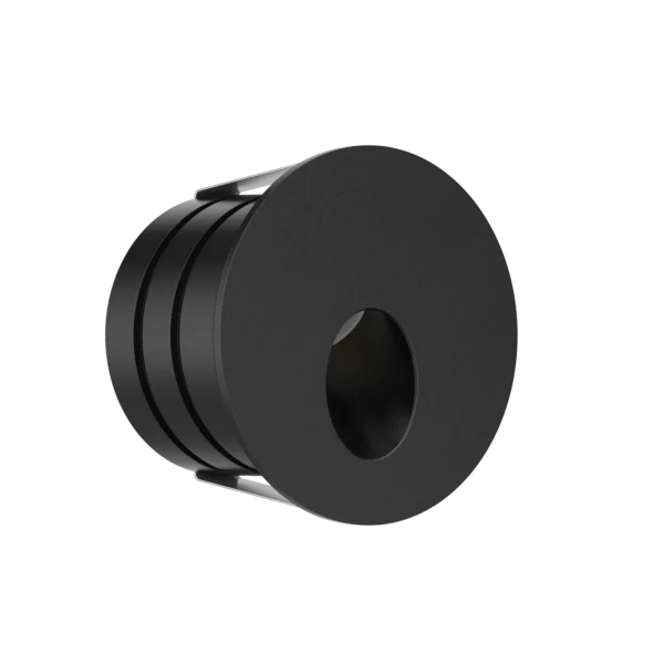 Pure 24V Outdoor Step Light Oval 2W Black