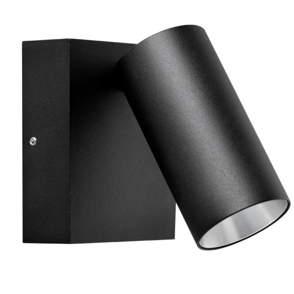 Pure Single Luxe Outdoor Spot Light 8W  Black