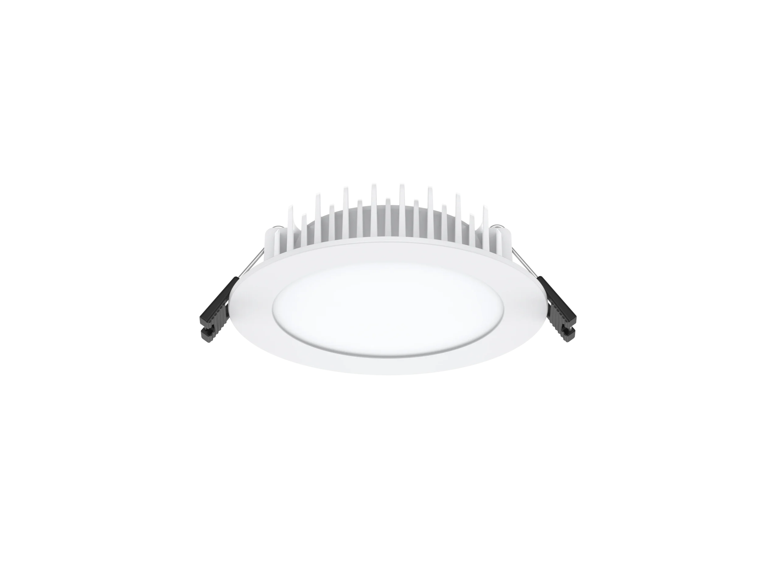 Pure Platinum Downlight with Flush Diffuser 8W