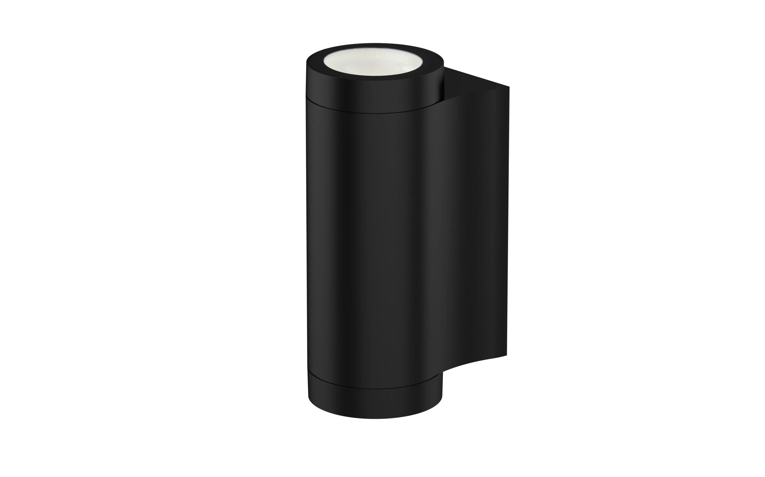 Pure Up/Down Round Wall Light 15W Black