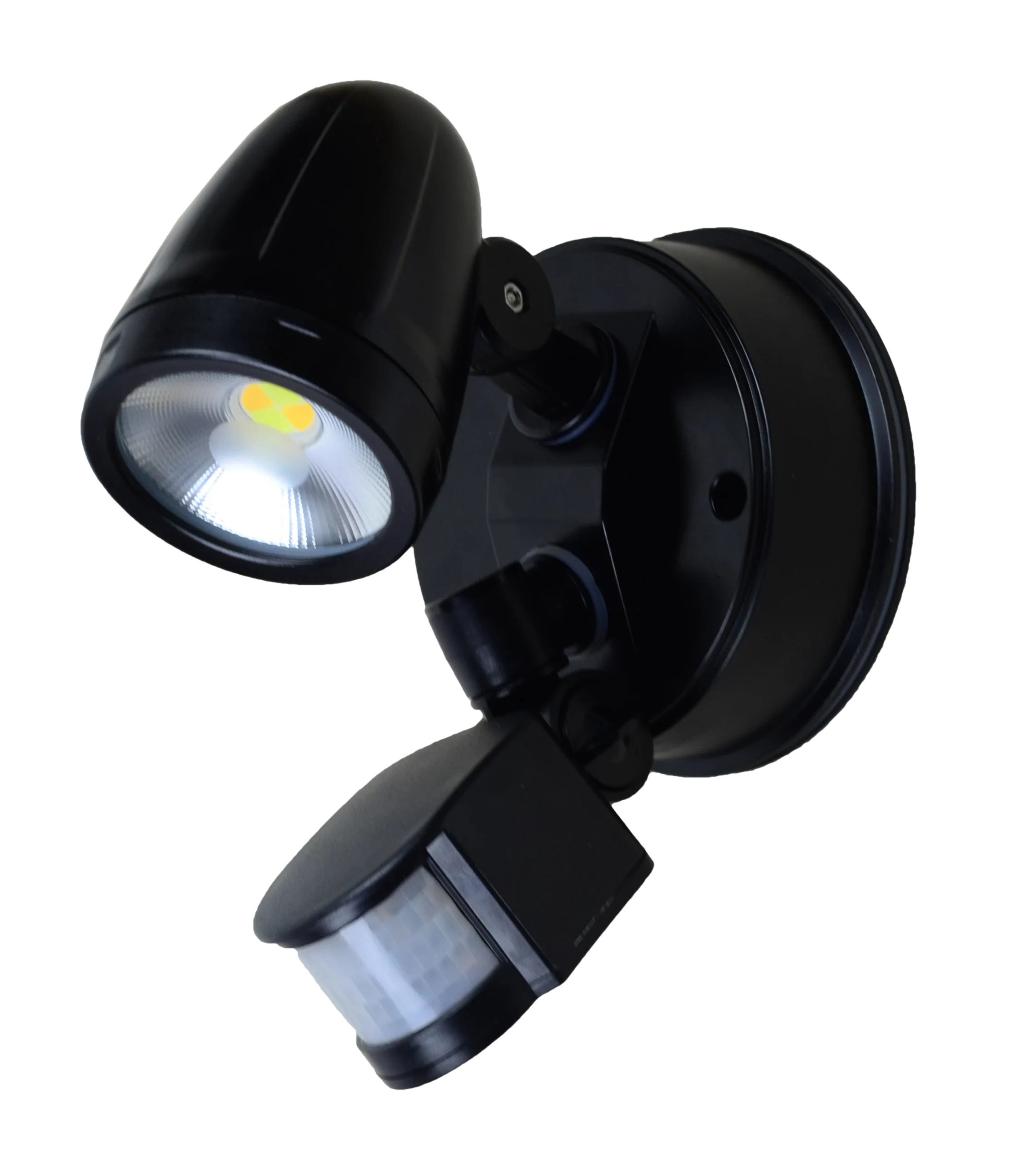 Pure Single Outdoor Spot Light with Sensor 13W Black