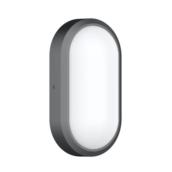 Pure Platinum Bunker Light Oval 10W Black