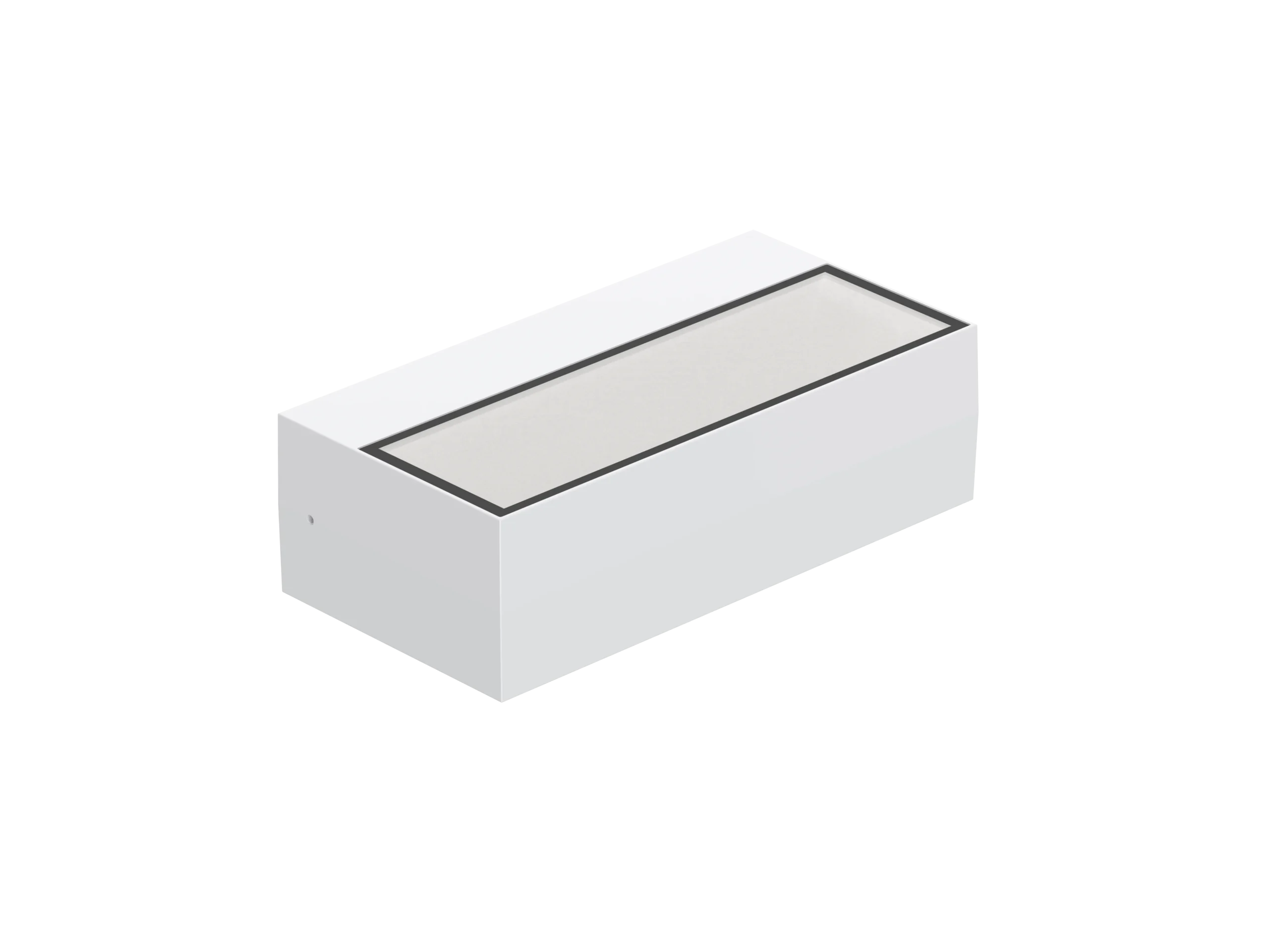 Pure Up/Down Rectangle Wall Light 10W White