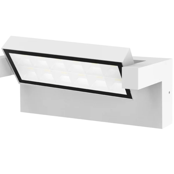 Pure Adjustable Outdoor Wall Light 240° Tilt 10W White
