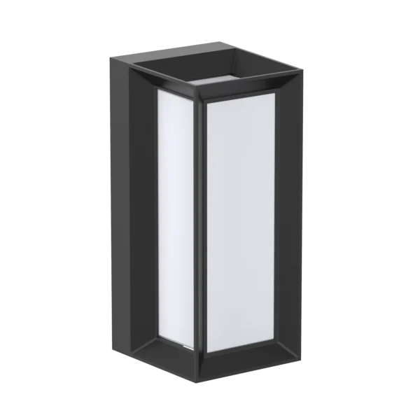 Pure Urban Rectangle Wall Light 15W Black