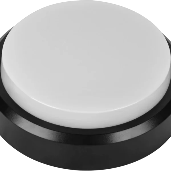 Pure Eco Bunker Light Round 8W Black