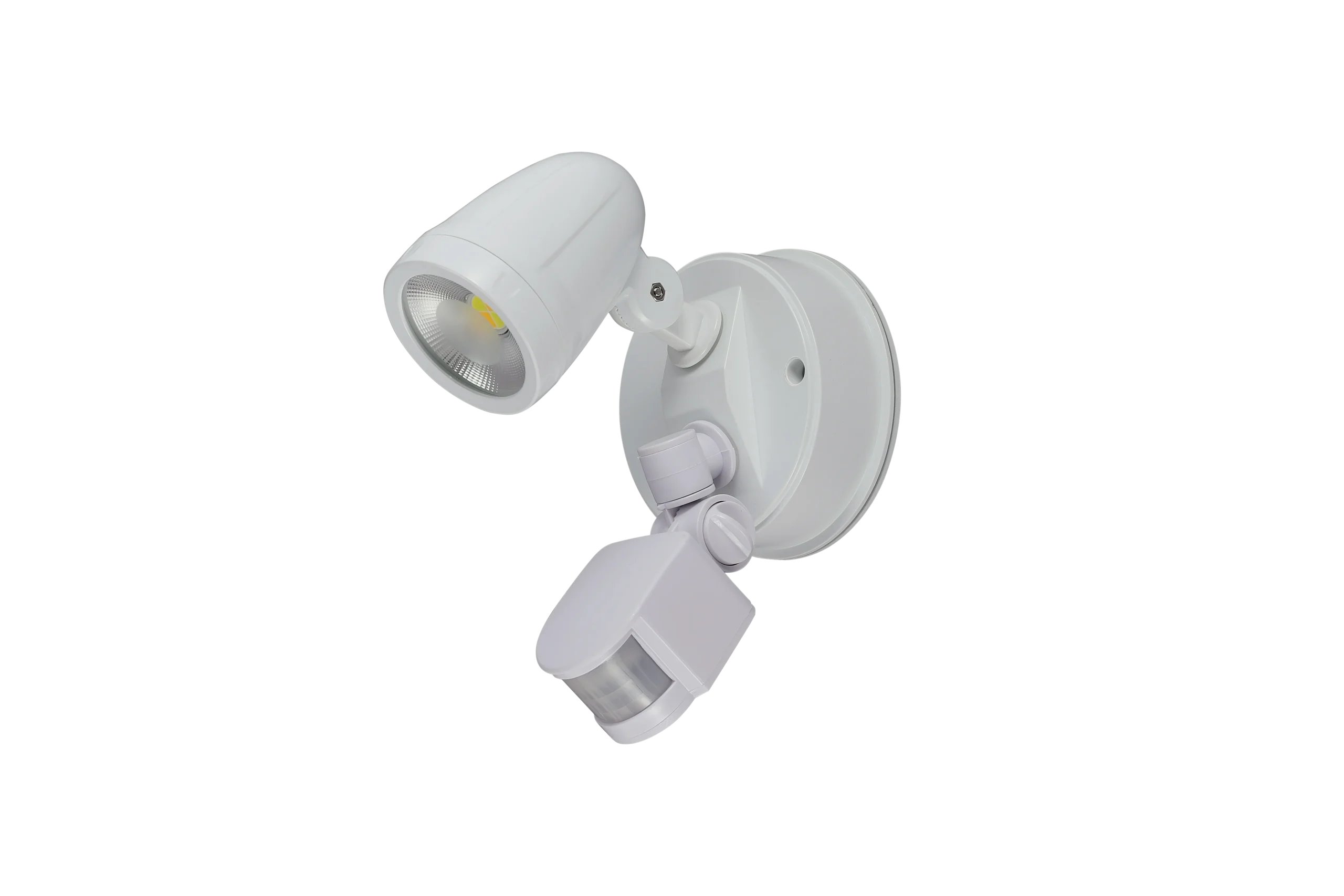 Pure Single Outdoor Spot Light with Sensor 13W White
